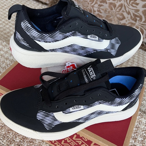 Vans Ultrarange Exo Blur Checker Black/MarshmallwW - Picture 11 of 16